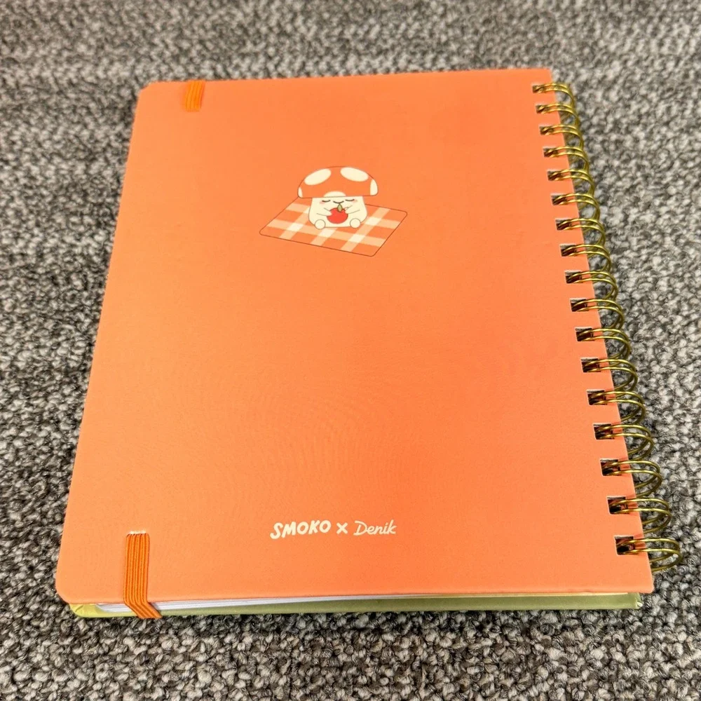 Smoko x Denik Mushroom Garden Undated Monthly Weekly Planner Vegan Leather 7x9